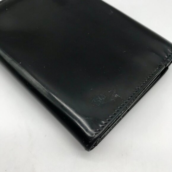 Gucci Black Patent Leather Tri-Fold Embossed Wallet - Picture 8 of 12
